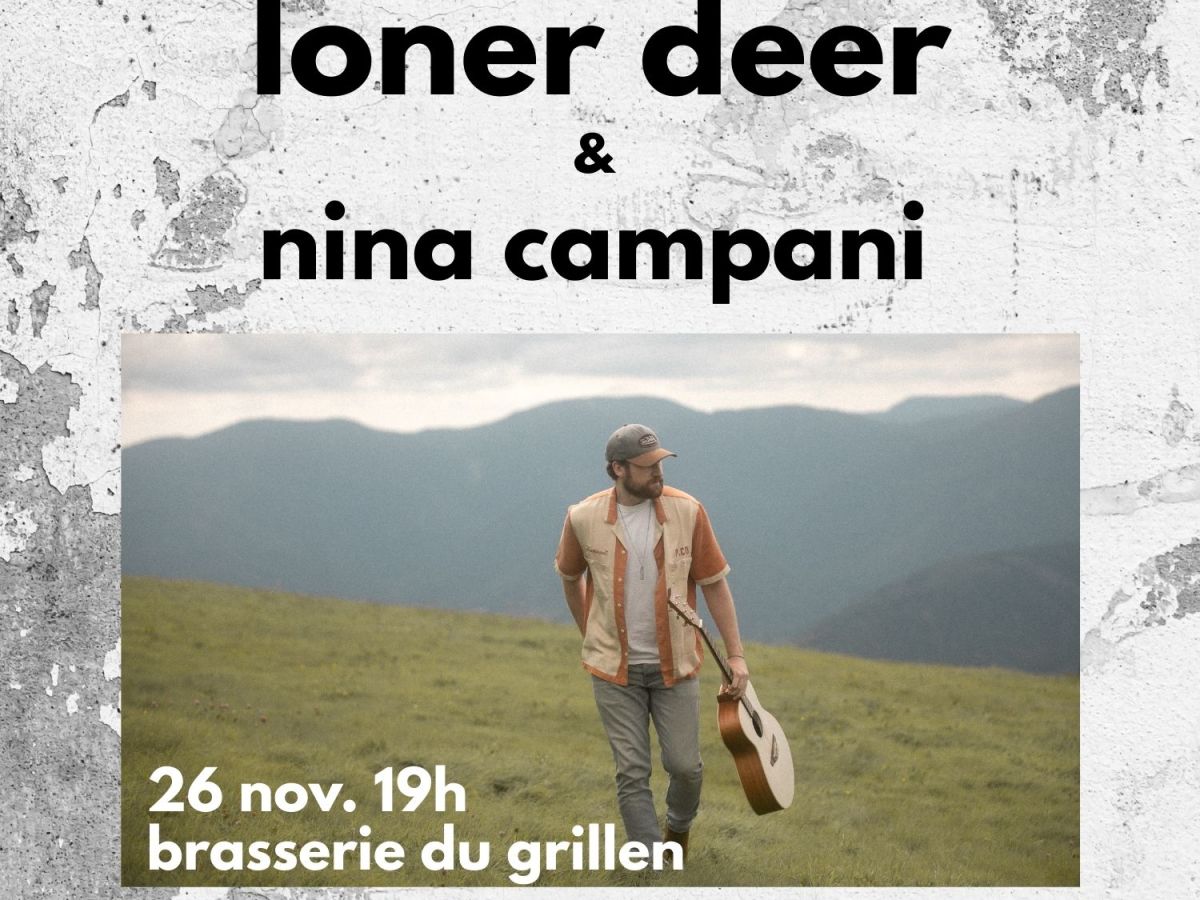 Concert de Loner Deer et Nina&nbsp;Campani